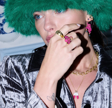 anna-nina-ketting-linked-chunky-stars-necklace-gold-plated