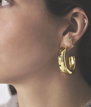 anna-nina-oorbel-single-goblet-stud-gold-plated