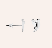 anna-nina-oorbel-single-groovy-heart-stud-earring-925-sterling-zilver