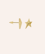 anna-nina-oorbel-single-lonely-star-stud-gold-plated
