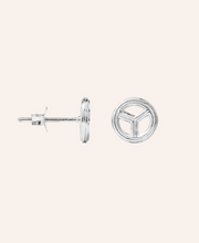anna-nina-oorbel-single-peace-stud-earring-925-sterling-zilver