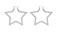 anna-nina-oorbellen-large-funky-star-hoop-earrings-zilver