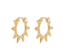 ANNA + NINA Oorbellen Small Soleil Hoop Earrings Gold Plated