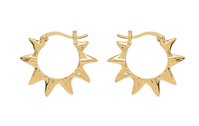 ANNA + NINA Oorbellen Small Soleil Hoop Earrings Gold Plated