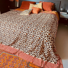 Doing Goods Throw Leopard Double Plaid