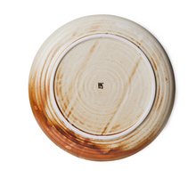 hk-living-bord-chef-ceramics-deep-plate-rustic-cream-brown-m