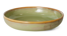 hkliving-bord-chef-ceramics-deep-plate-moss-green-m