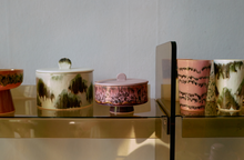 HKliving Koektrommel 70s Ceramics Cookie Jar Tide