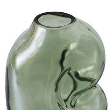 hkliving-vaas-gleam-glass-small-vase-olive-olijf