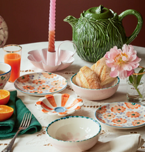 rice-keramiek-theepot-groen-bladeren-hand-painted