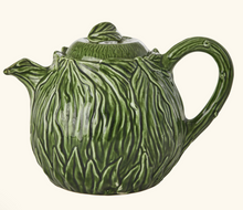 rice-keramiek-theepot-groen-bladeren-hand-painted