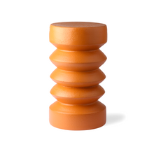 HKliving Terra Stoneware Bijzettafel oranje