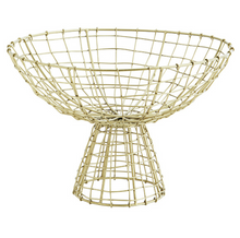 Madam Stoltz Schaal goud draadwerk 21 cm