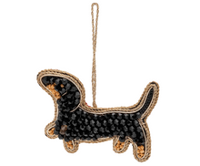 Anna + Nina Beaded Dachshund Ornament