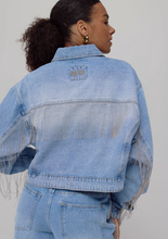 Harper & Yve Spijkerjasje Franges Denim Jacket Millow AW25N210
