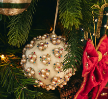 Anna + Nina Pearly Delight Ivory Ornament