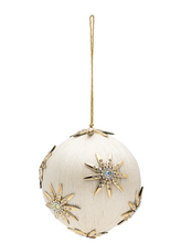 Anna + Nina Starry Night Ivory Ornament