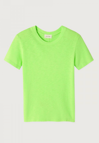 american-vintage-dames-t-shirt-fluo-groen-appel