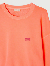 american-vintage-oranje-fluorescerend-dames-sweater-izubird-maat-m