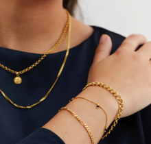anna-nina-armband-twisted-double-link-bracelet-gold-plated