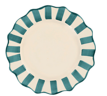 anna-nina-bord-groene-strepen-pine-scalloped-dinner-plate