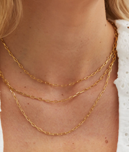 anna-nina-ketting-link-plain-necklace-short-gold-plated