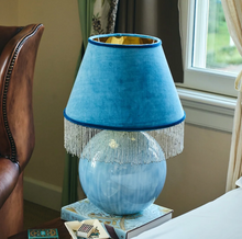 anna-nina-lampenkap-blauw-frosted-icicle-lamp-shade