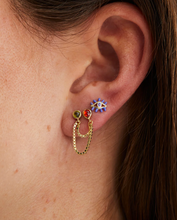 anna-nina-oorbel-single-jagger-stud-chain-earring-gold-plated