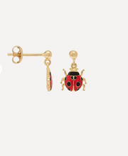 anna-nina-oorbel-single-ladybird-stud-gold-plated