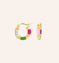 anna-nina-oorbellen-flower-child-small-hoop-earrings-gold-plated