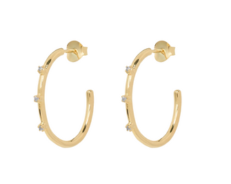 anna-nina-oorbellen-medium-lumiere-hoop-earrings-gold-plated