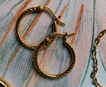 anna-nina-oorbellen-rope-plain-hoop-earrings-goldplated