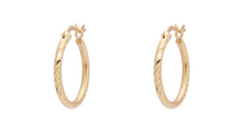 anna-nina-oorbellen-rope-plain-hoop-earrings-goldplated