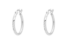 anna-nina-oorbellen-rope-plain-hoop-earrings-silver