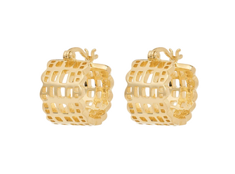 anna-nina-oorbellen-small-french-lace-hoop-earrings-gold-plated