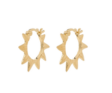 ANNA+NINA Oorbellen Small Soleil Hoop Earrings Gold Plated