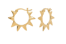 ANNA+NINA Oorbellen Small Soleil Hoop Earrings Gold Plated