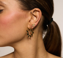 ANNA+NINA Oorbellen Small Soleil Hoop Earrings Gold Plated