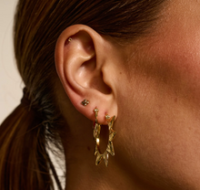 ANNA+NINA Oorbellen Small Soleil Hoop Earrings Gold Plated