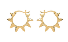 ANNA+NINA Oorbellen Small Soleil Hoop Earrings Gold Plated