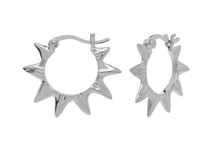 anna-nina-oorbellen-small-soleil-hoop-earrings-zilver