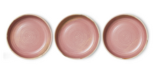 hk-living-bord-chef-ceramics-deep-plate-l-rustic-pink-roze