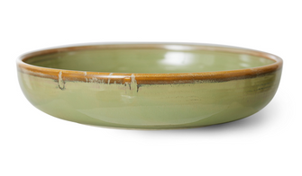 hk-living-bord-groen-chef-ceramics-deep-plate-moss-green-l