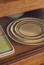 hkliving-bord-70s-ceramics-dessert-plate-vanilla-set-of-2