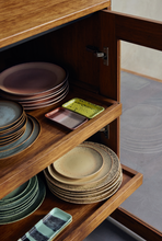 HKliving Bord 70s ceramics side plate grit set of 2