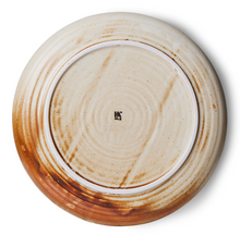 hkliving-bord-chef-ceramics-deep-plate-rustic-cream-brown-l