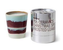 hkliving-geurkaars-70s-ceramics-christmas-special-frosted-leaves