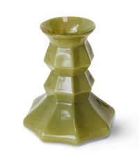 HKliving Vaas Silhouette Glass Vase Green