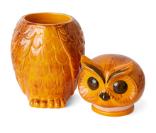 hkliving-voorraadpot-uil-ceramic-owl-jar-tangerine