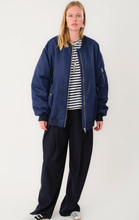 Lolly's Laundry Jas Blauw LilaLL Bomber Jacket Dark Navy